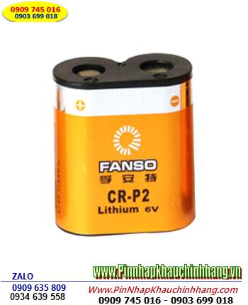 FANSO CR-P2, Pin CR-P2W/C1B; Pin lithium 6v FANSO CR-P2 PhotoLithium chính hãng 